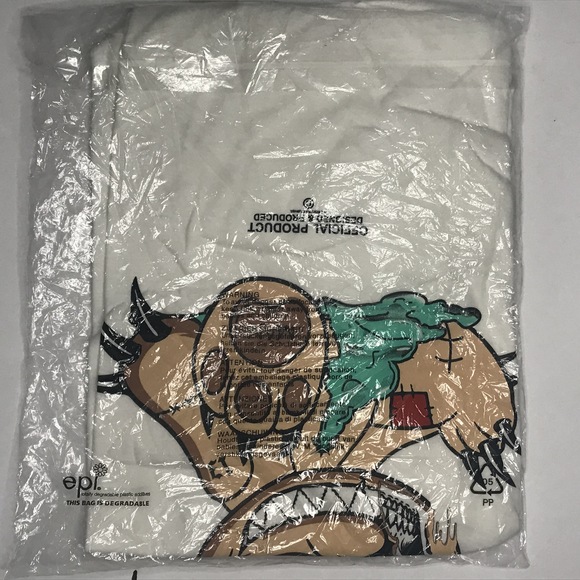 Plus evil teddy print T-shirt - Picture 6 of 6